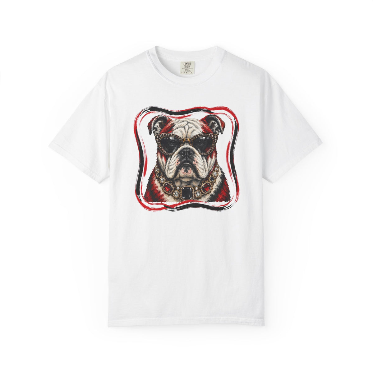Unisex Garment-Dyed T-shirt - Glam Bulldog
