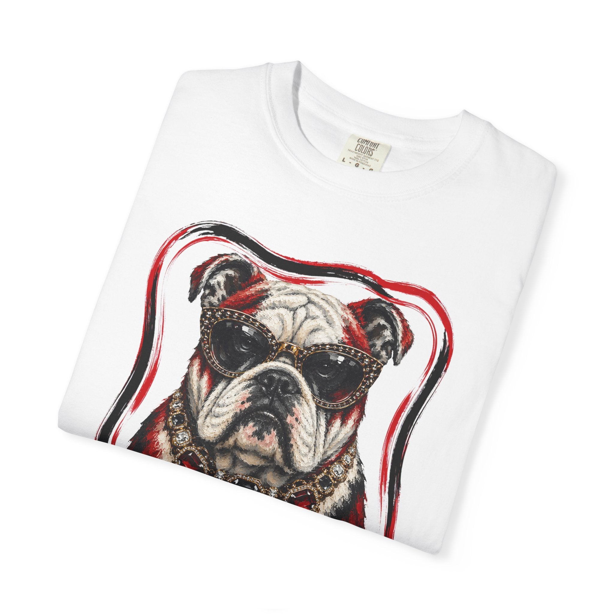 Unisex Garment-Dyed T-shirt - Glam Bulldog