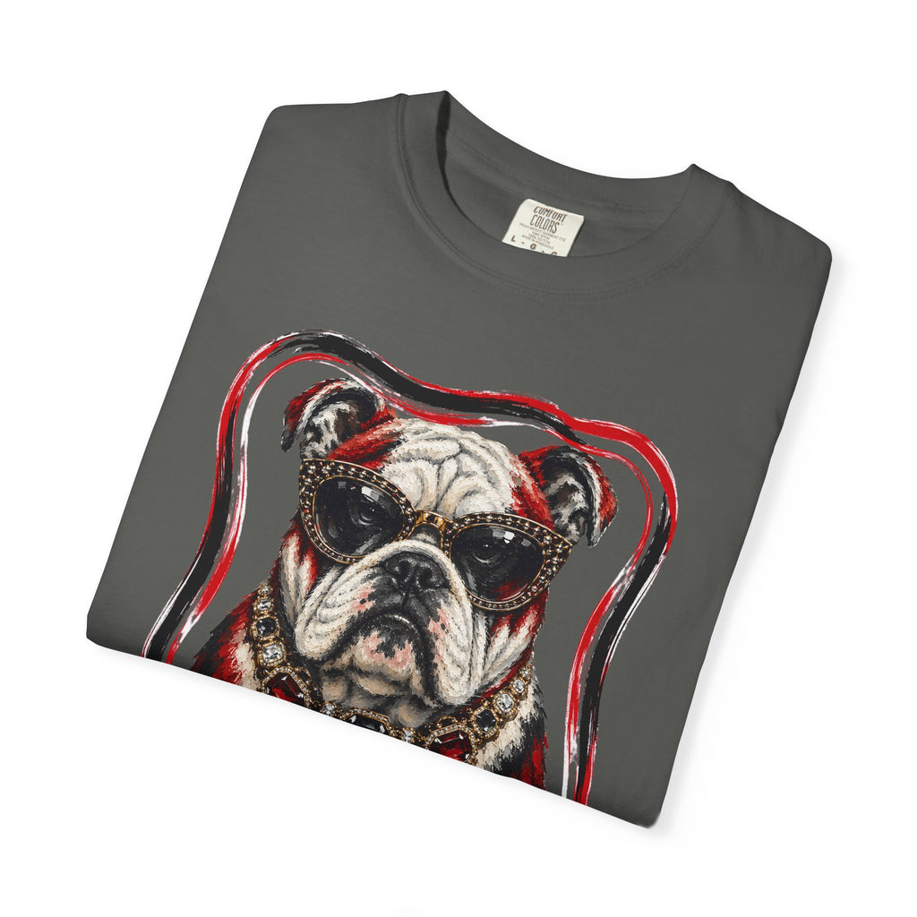 Unisex Garment-Dyed T-shirt - Glam Bulldog