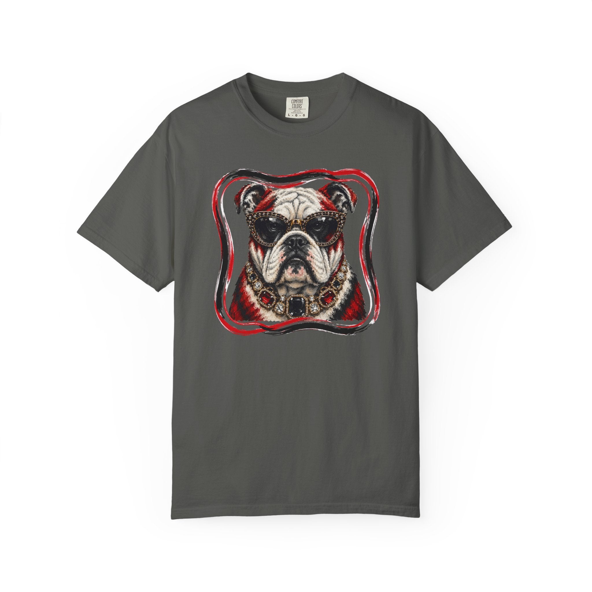 Unisex Garment-Dyed T-shirt - Glam Bulldog